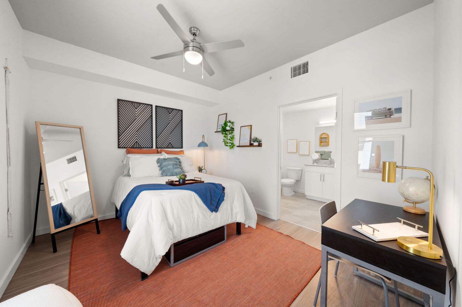 Cozy and bright bedroom