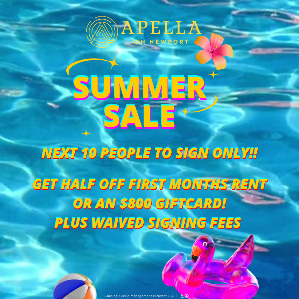 Promotional Banner - $50 or $100 per month off rent